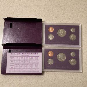 U.S. Mint Proof Sets 1988 Lot of 2
